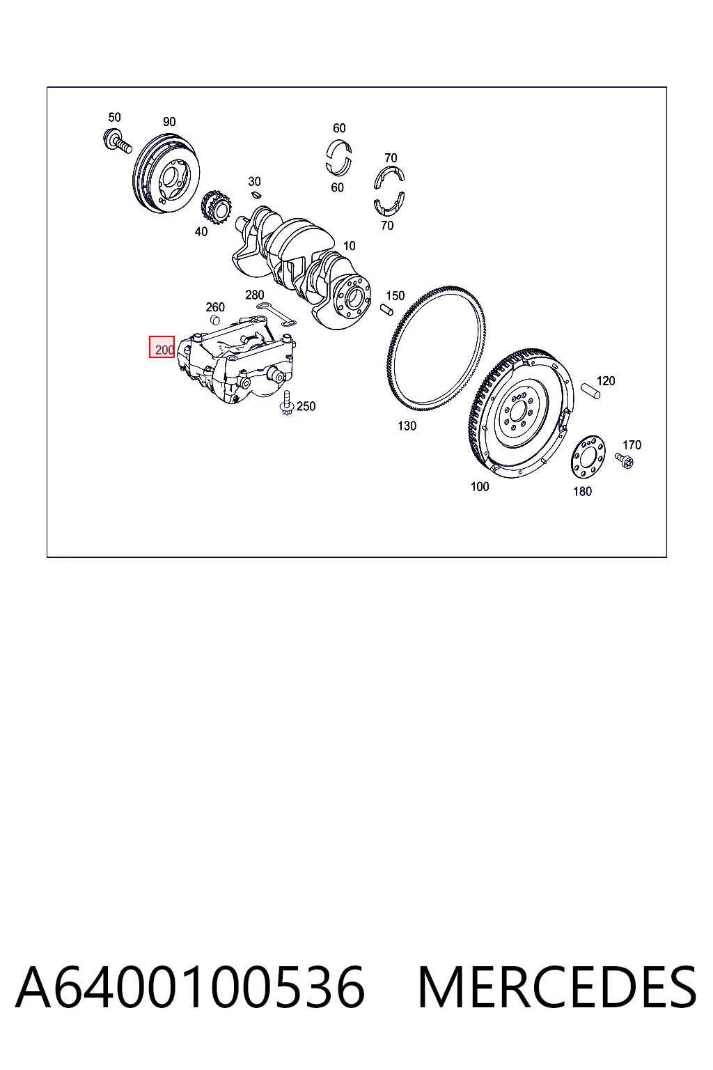 A6400100536 Mercedes