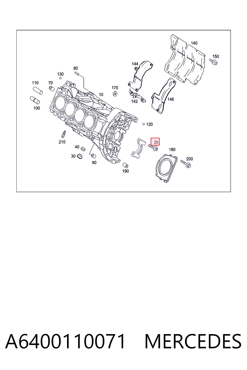 A6400110071 Mercedes