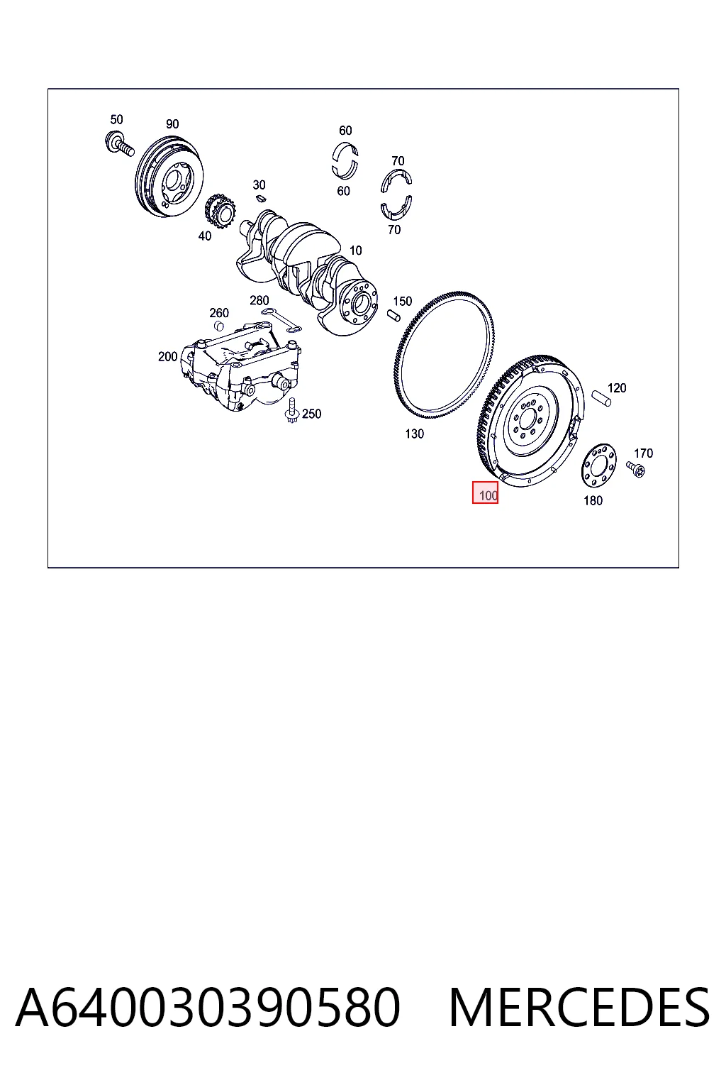 Volante motor 415037910 Polcar