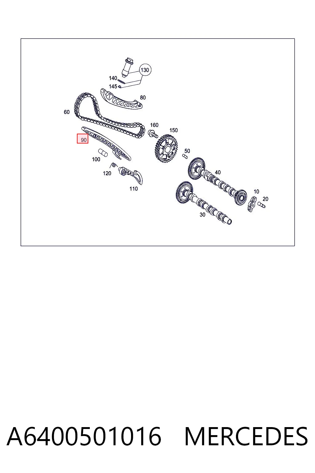 A6400501016 Mercedes