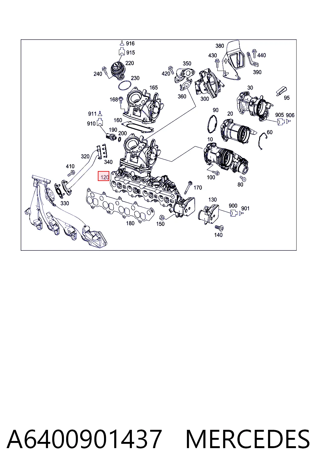 Comprar Colector de admisión Mercedes A  W169