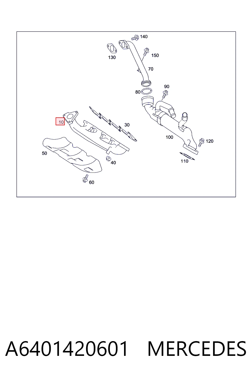 Colectores de escape para Mercedes A  W169