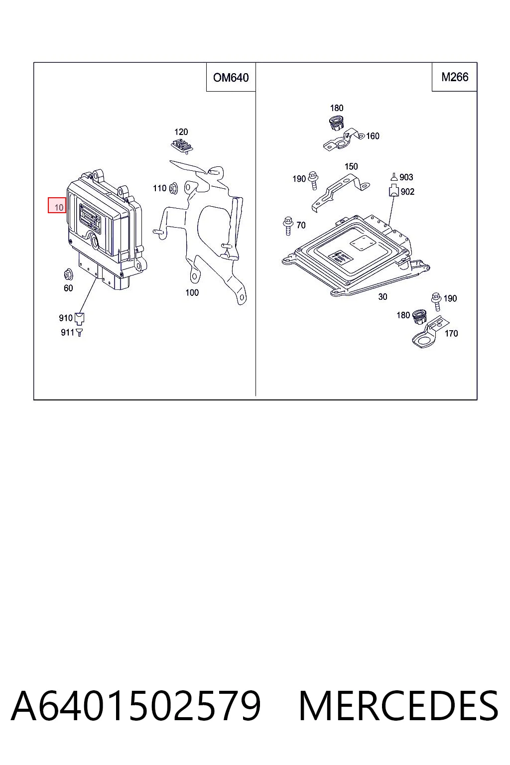 Centralina Del Motor para Mercedes B  W245