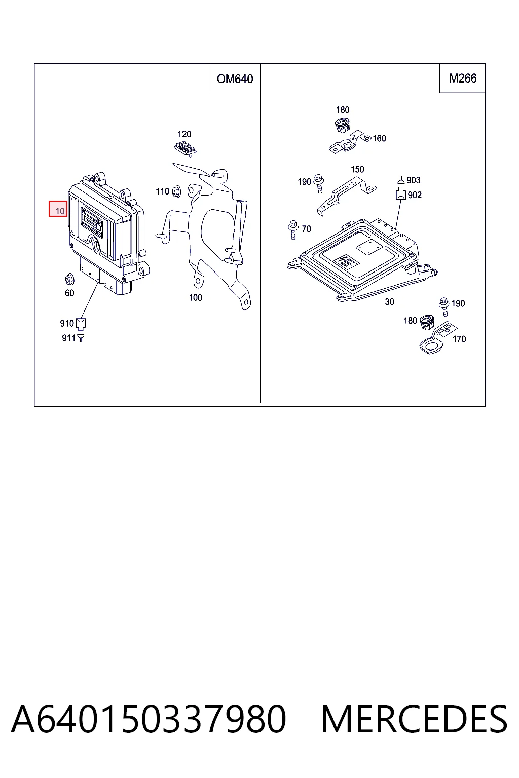 Unidad de control del motor  Mercedes B monovolumen (W245) (2005 - 2011) precio, desde 112,47 EUR