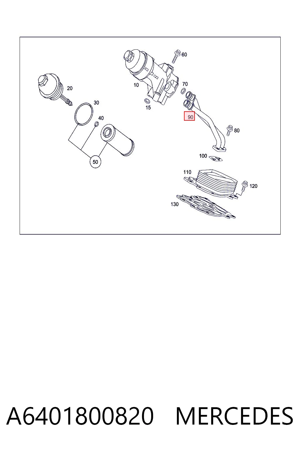 A6401800820 Mercedes