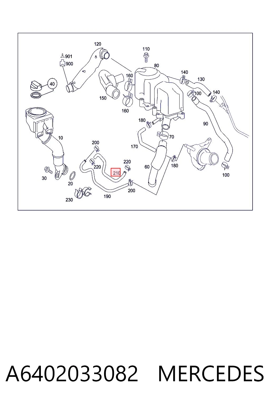 A6402033082 Mercedes