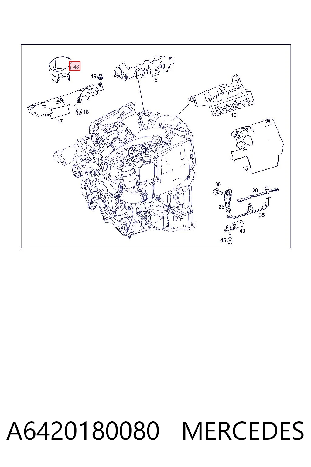 A6420180080 Mercedes
