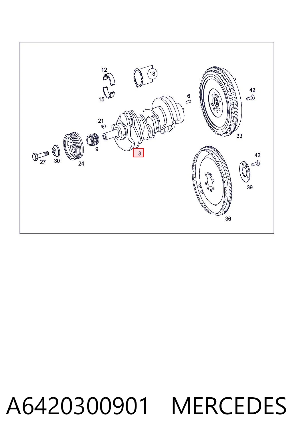 Cigüeñal K05175344AA Fiat/Alfa/Lancia