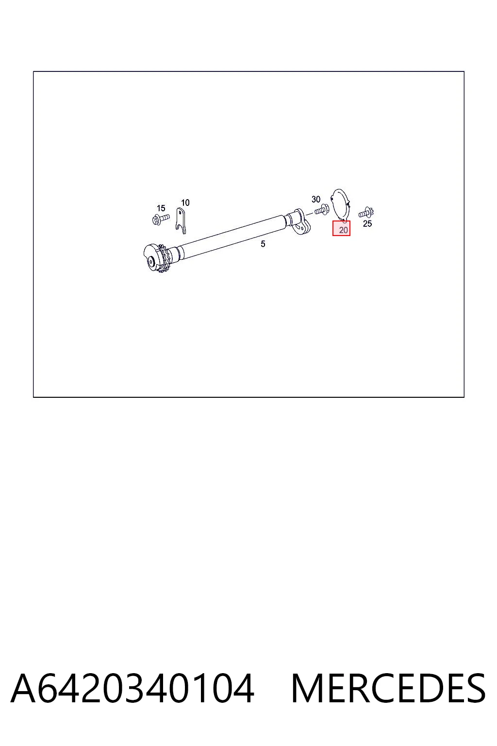 A6420340104 Mercedes