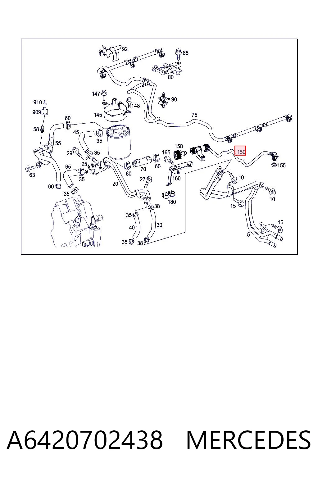 A6420702438 Mercedes