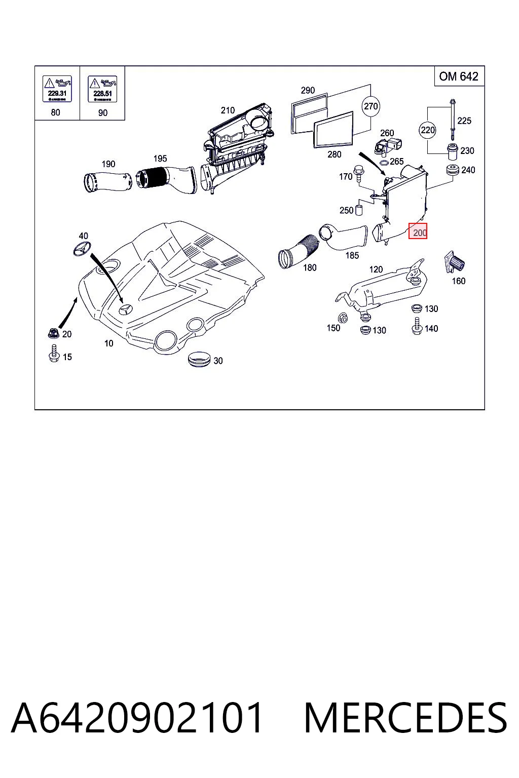 A6420902101 Mercedes