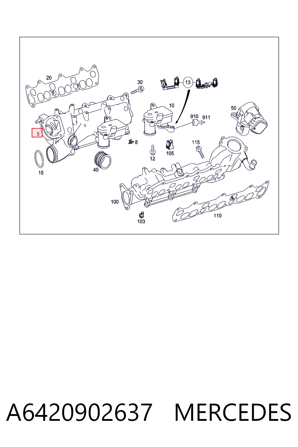 Colector de admisión derecho Fiat/Alfa/Lancia K05175642AA precio, desde 148,40 EUR