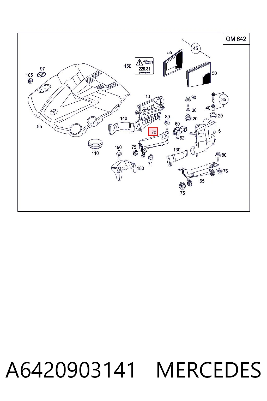 A6420903141 Mercedes