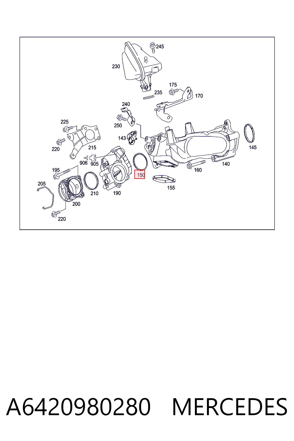 A6420980280 Mercedes
