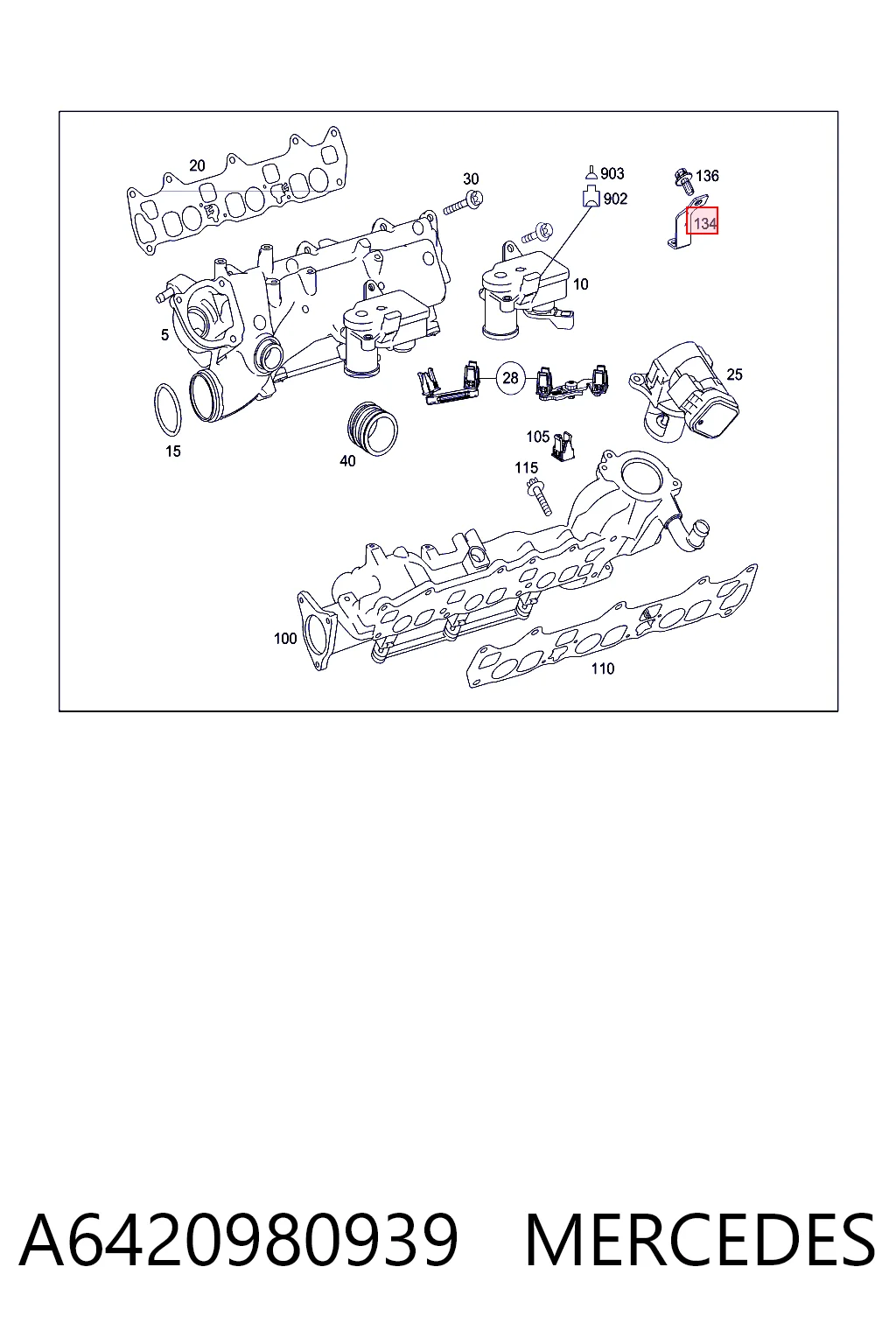 A6420980939 Mercedes