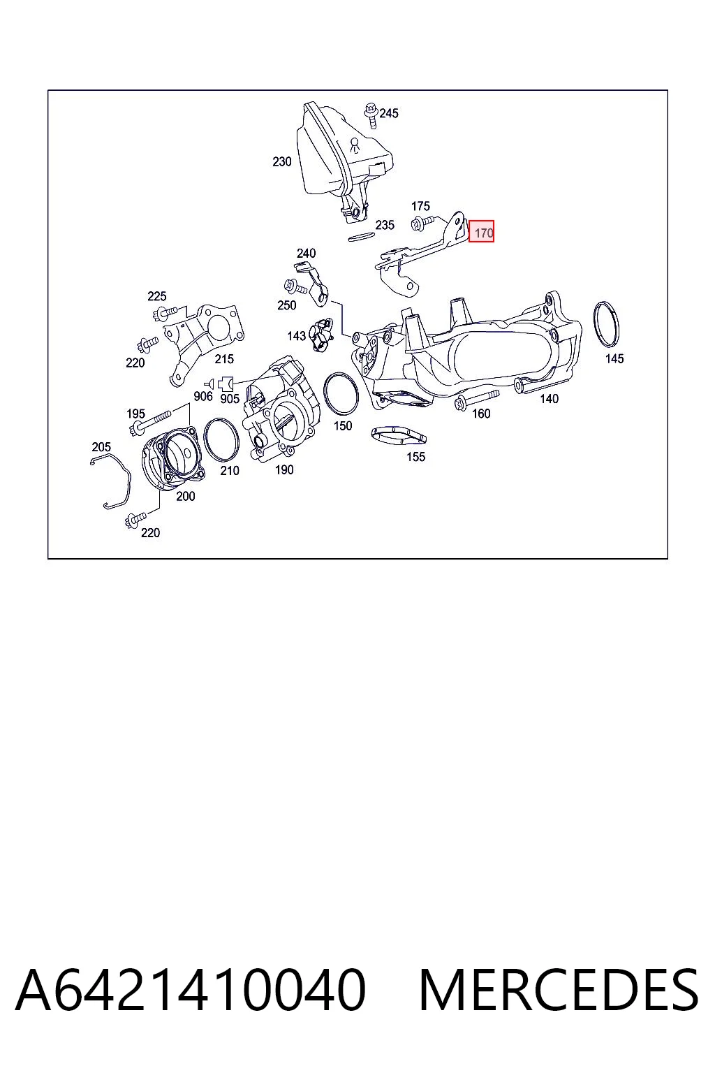 A6421410040 Mercedes