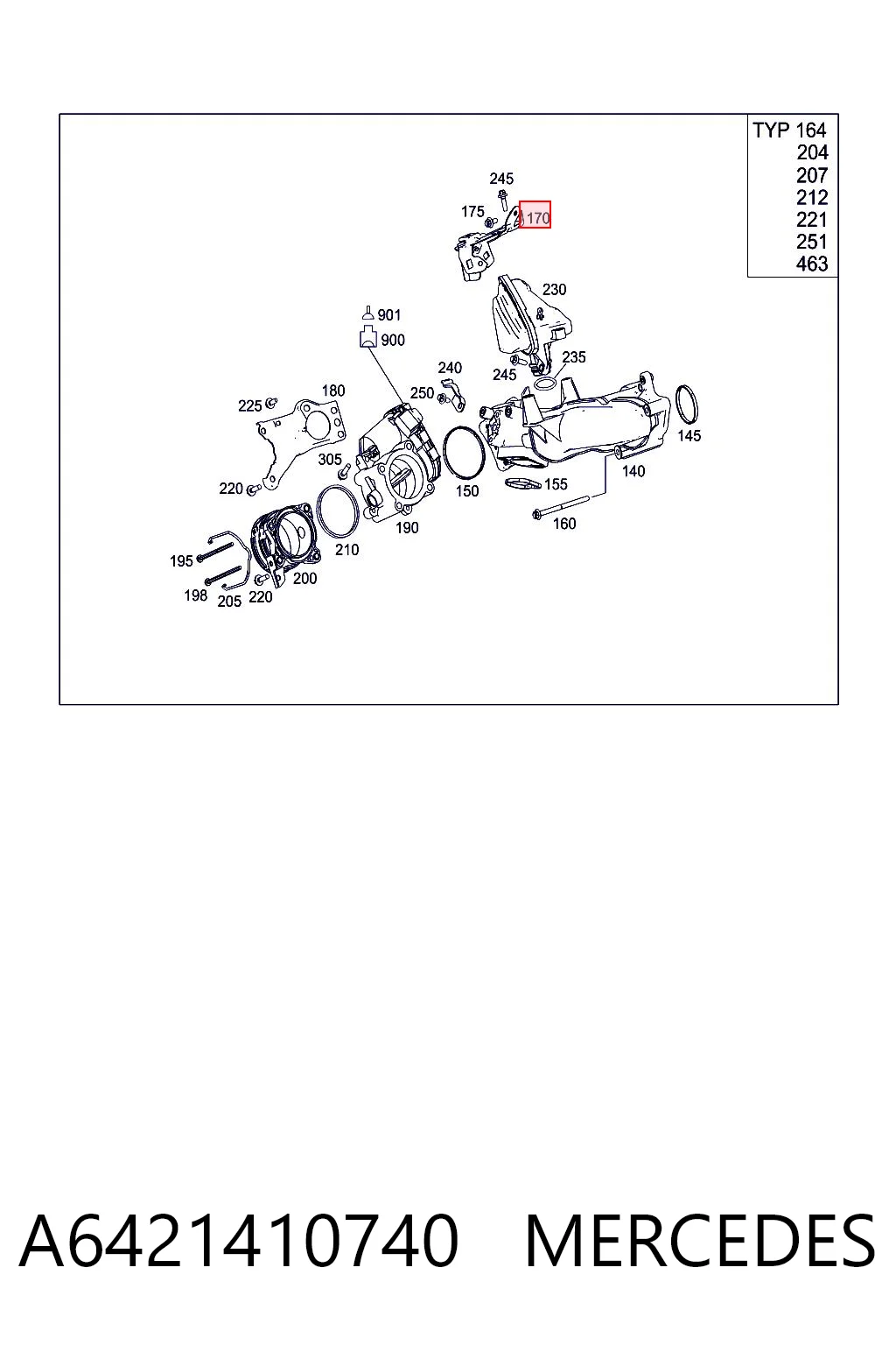 A6421410740 Mercedes