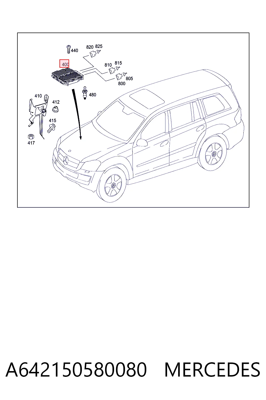 Comprar Unidad de control del motor (ECU) Mercedes GL  X164 a bajo precio
