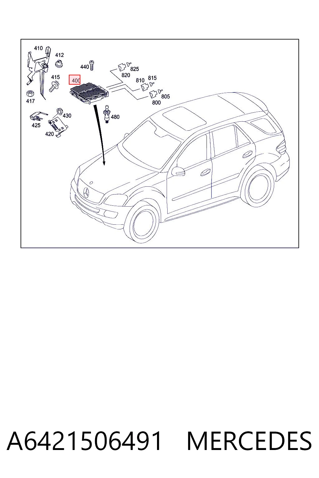  ECU Mercedes ML/GLE 