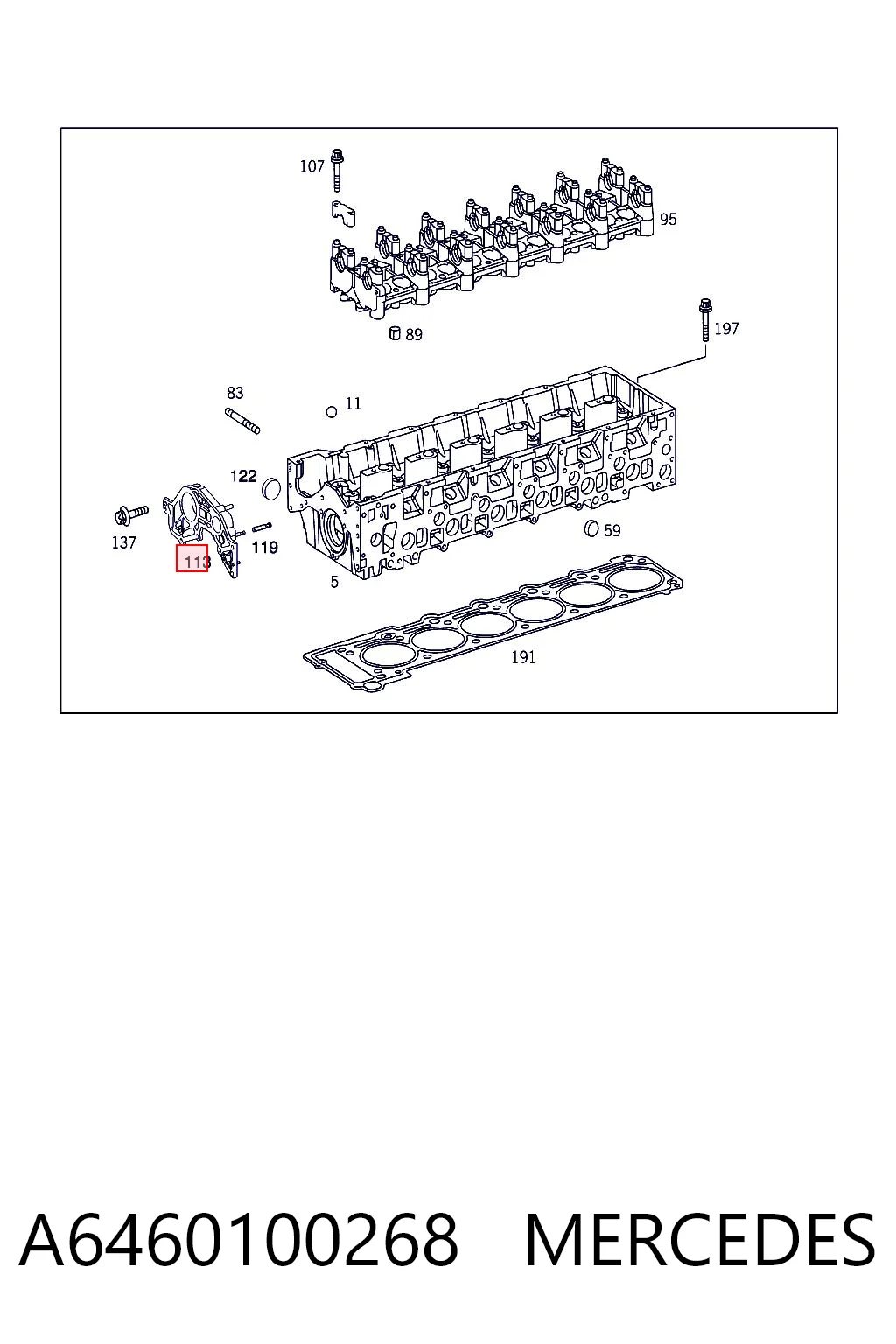 A6460100268 Mercedes