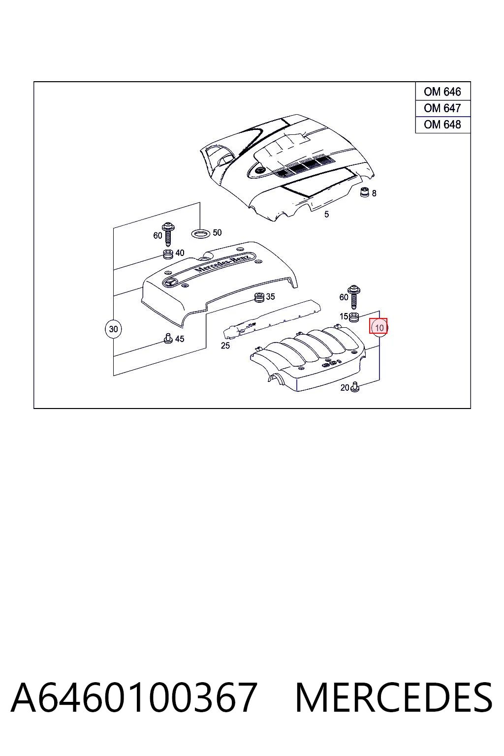 A6460100367 Mercedes