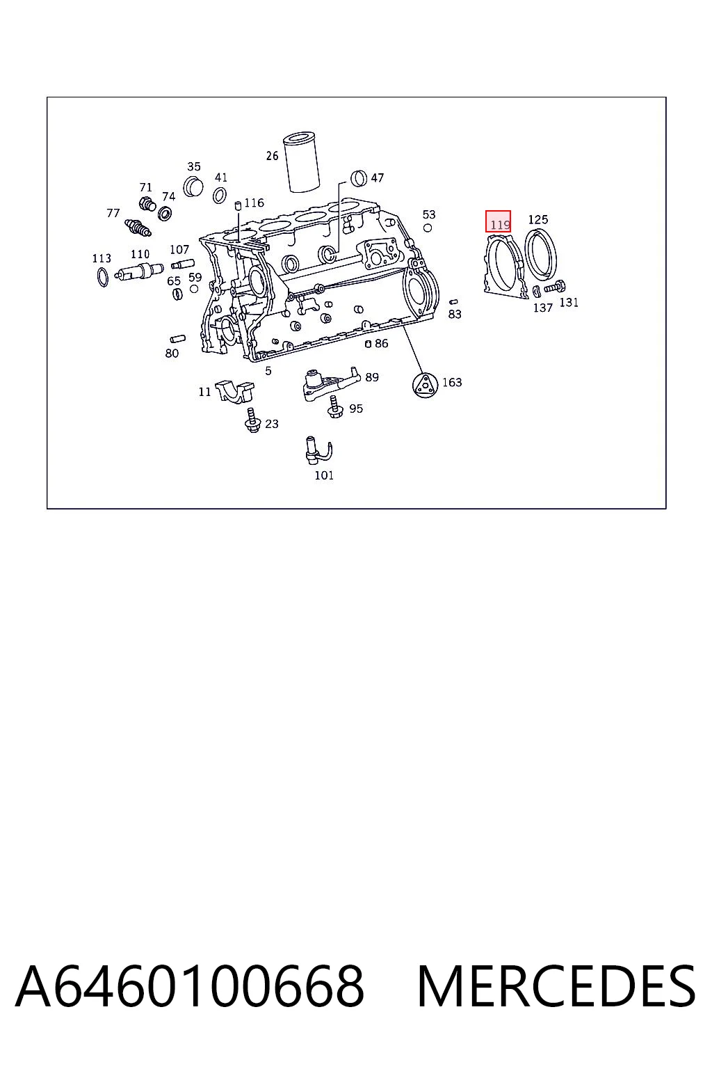 A6460100668 Mercedes