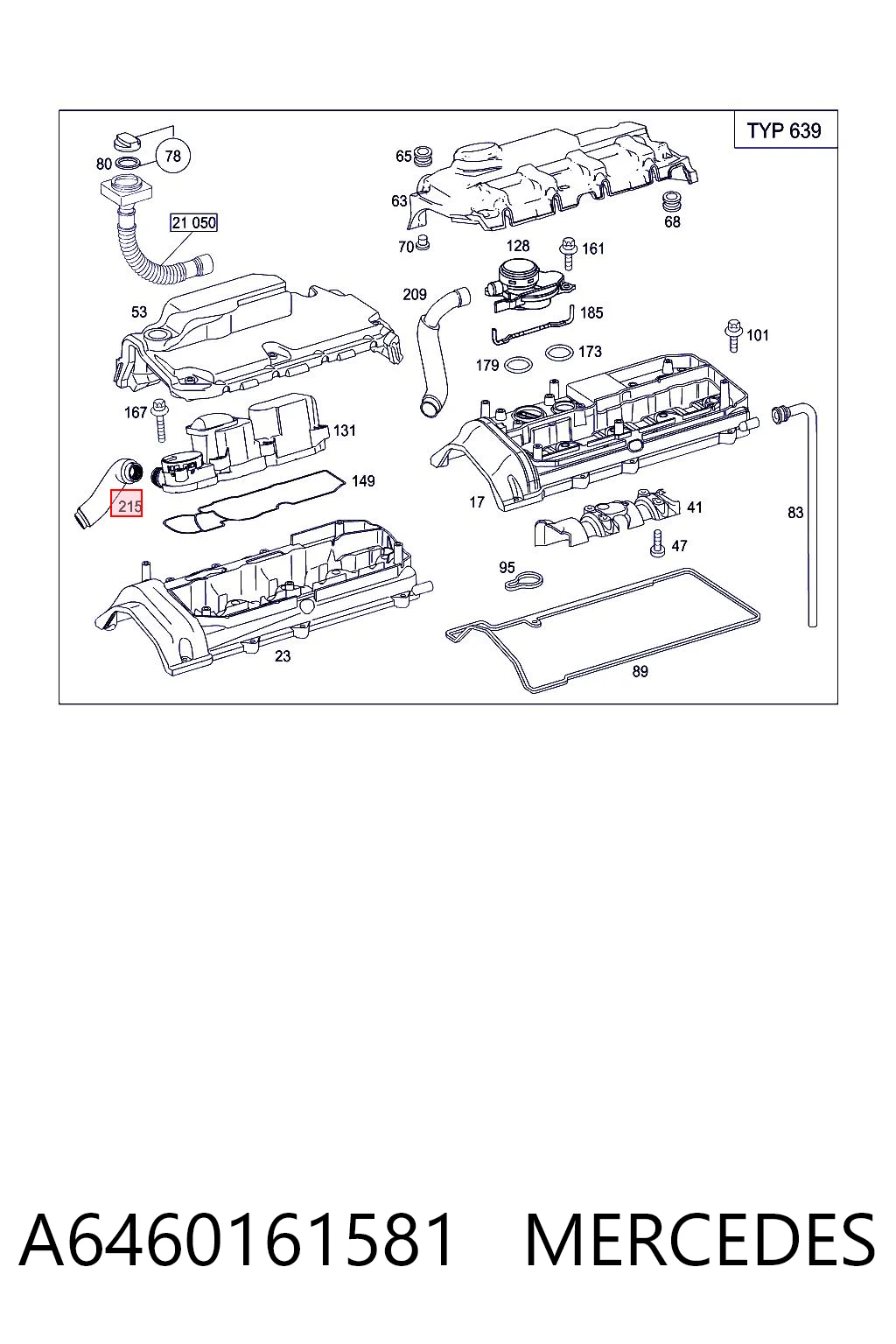 A6460161581 Mercedes