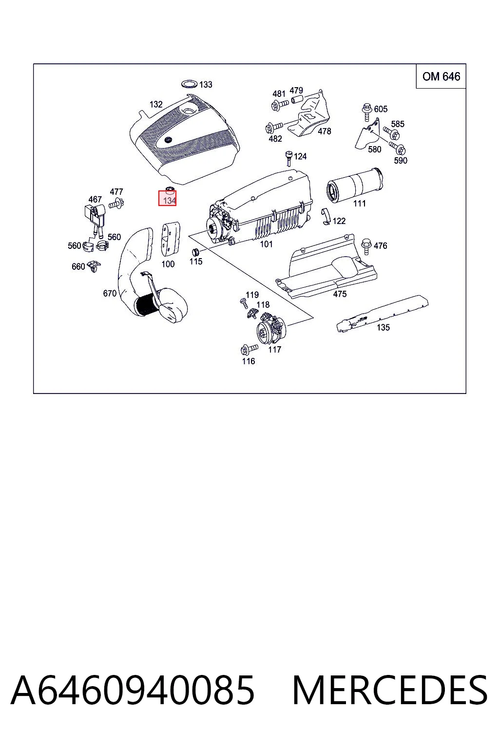 A6460940085 Mercedes
