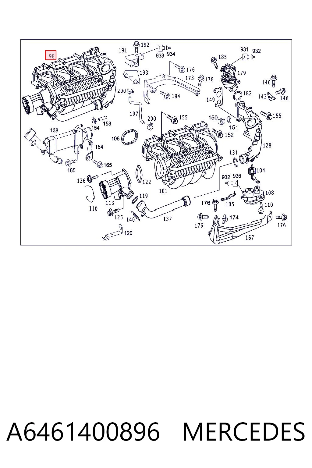 A6461400896 Mercedes