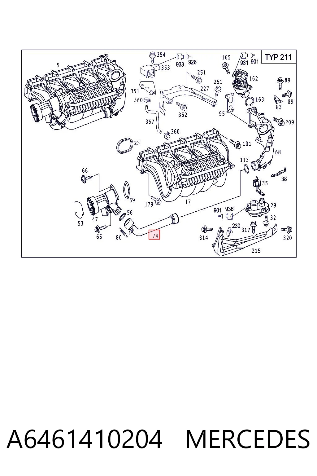 A6461410204 Mercedes