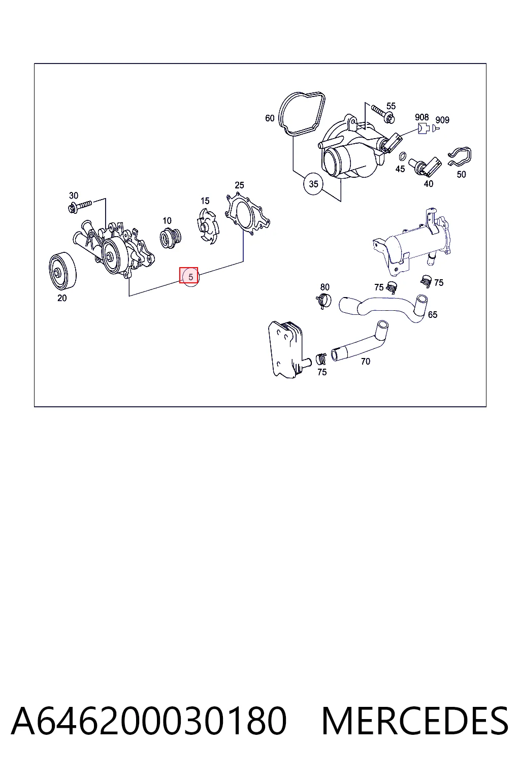 Motor de agua E  familiar (2003-2009) original desde 58,37 €