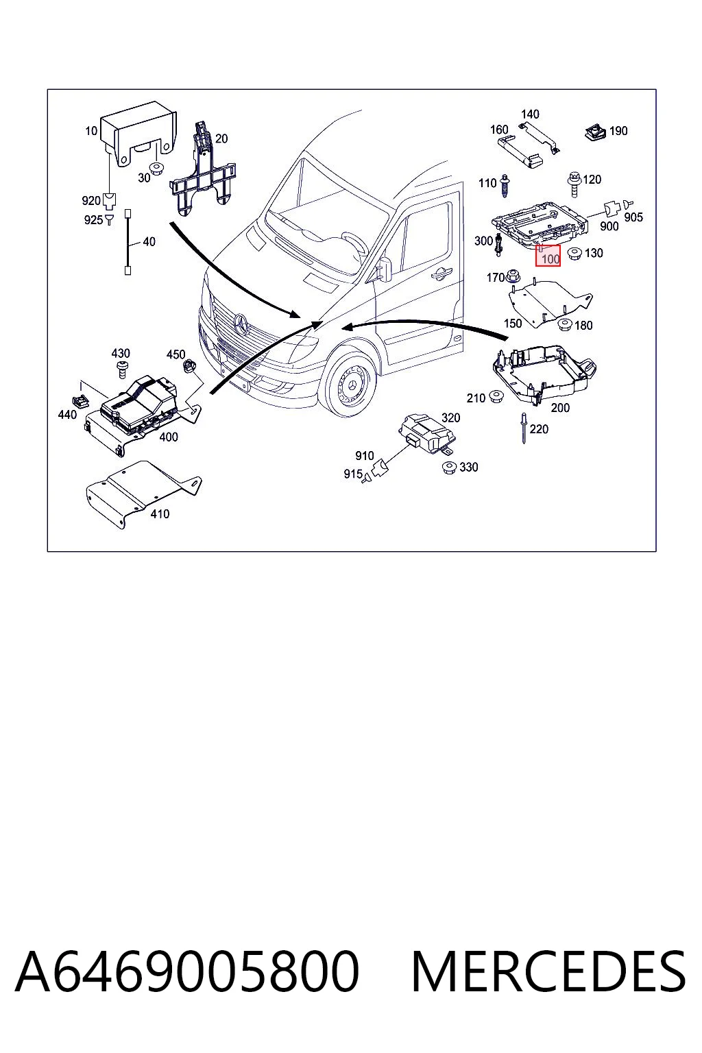 ECU para Mercedes Sprinter 906
