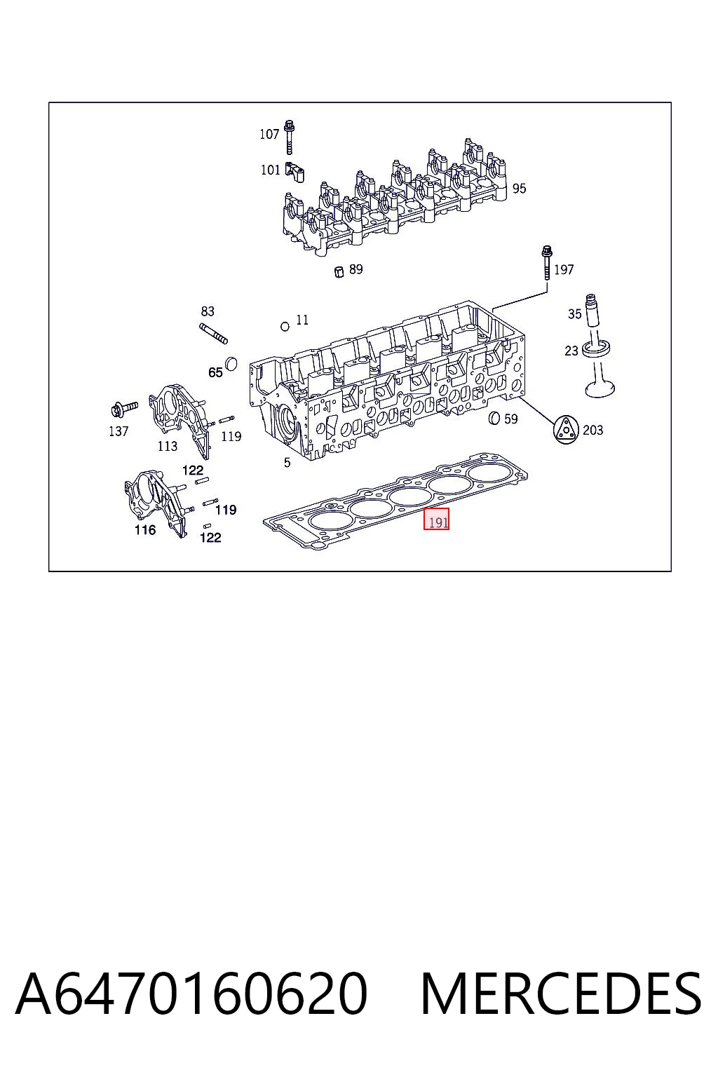 A6470160620 Mercedes