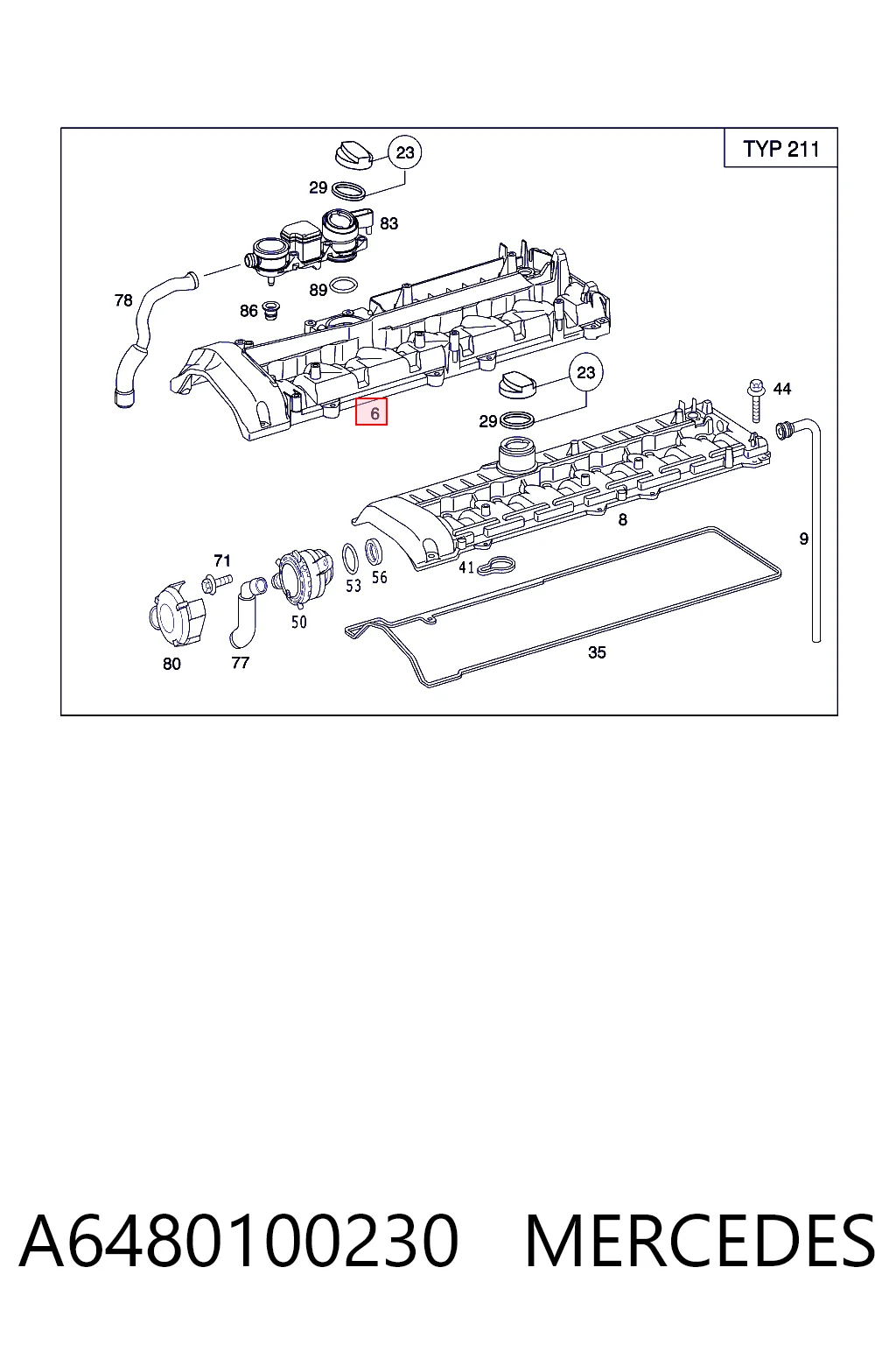 A6480100230 Mercedes