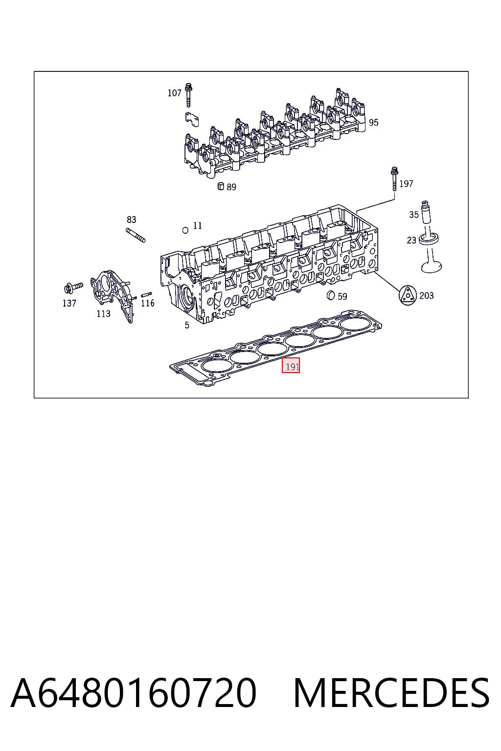 A6480160720 Mercedes