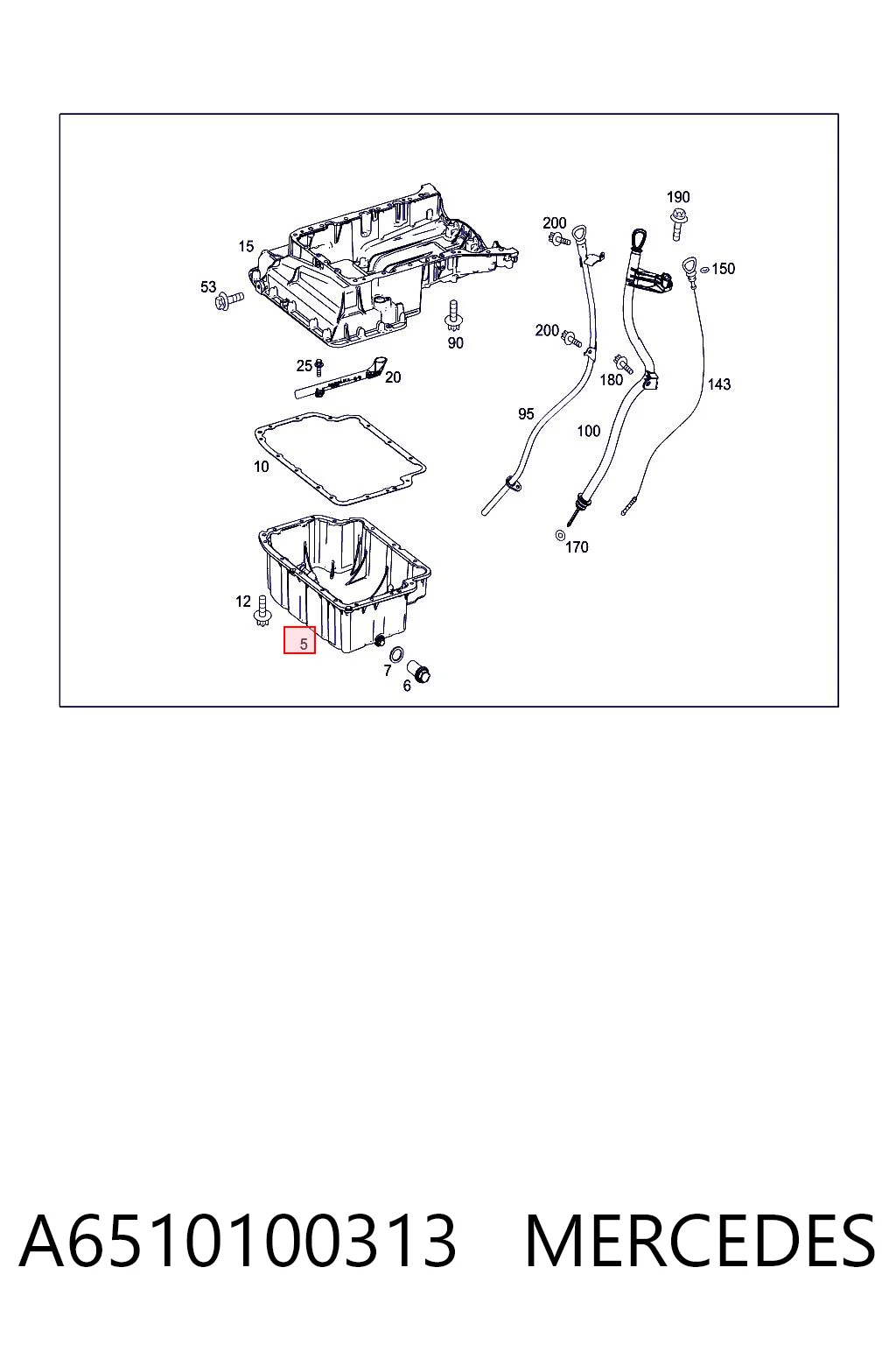 A6510100313 Mercedes