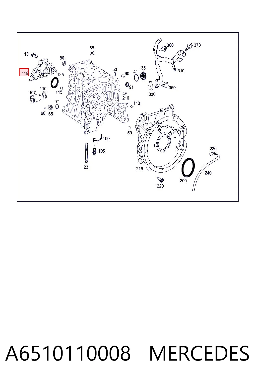 A6510110008 Mercedes
