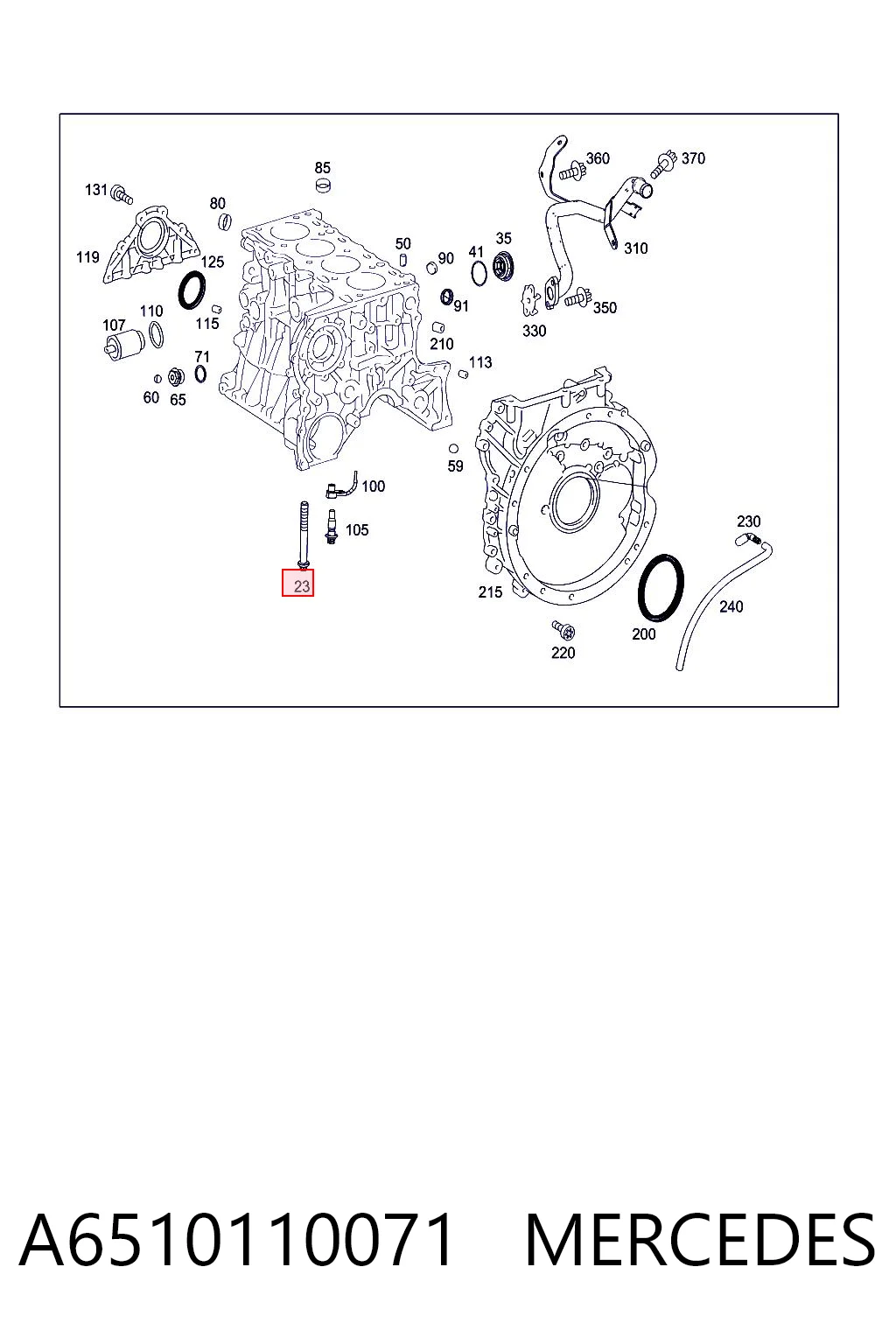 A6510110071 Mercedes