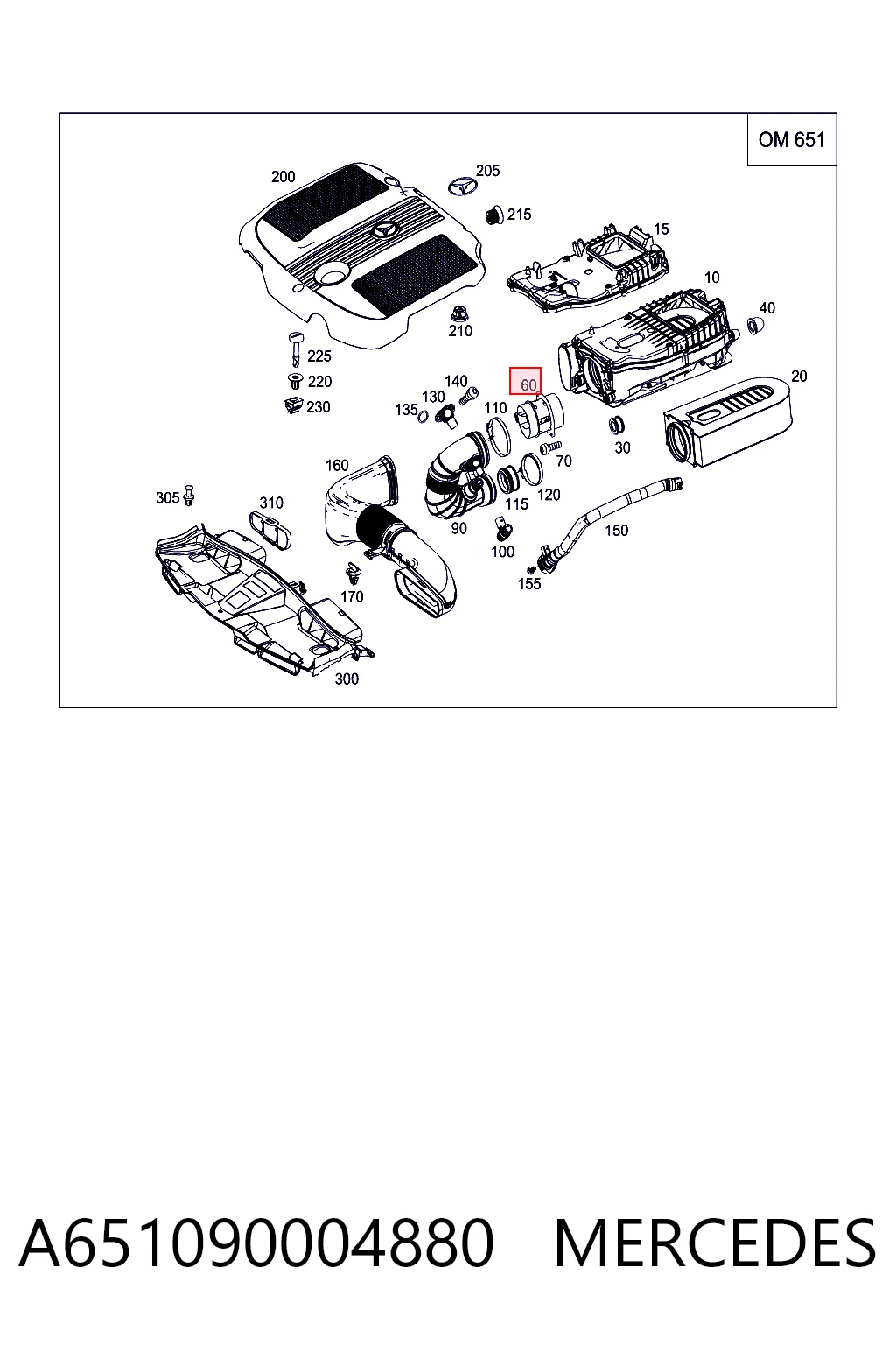 Medidor de flujo de aire Mercedes E desde 84,87 €