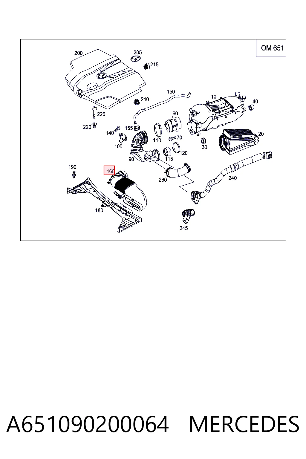 A651090200064 Mercedes