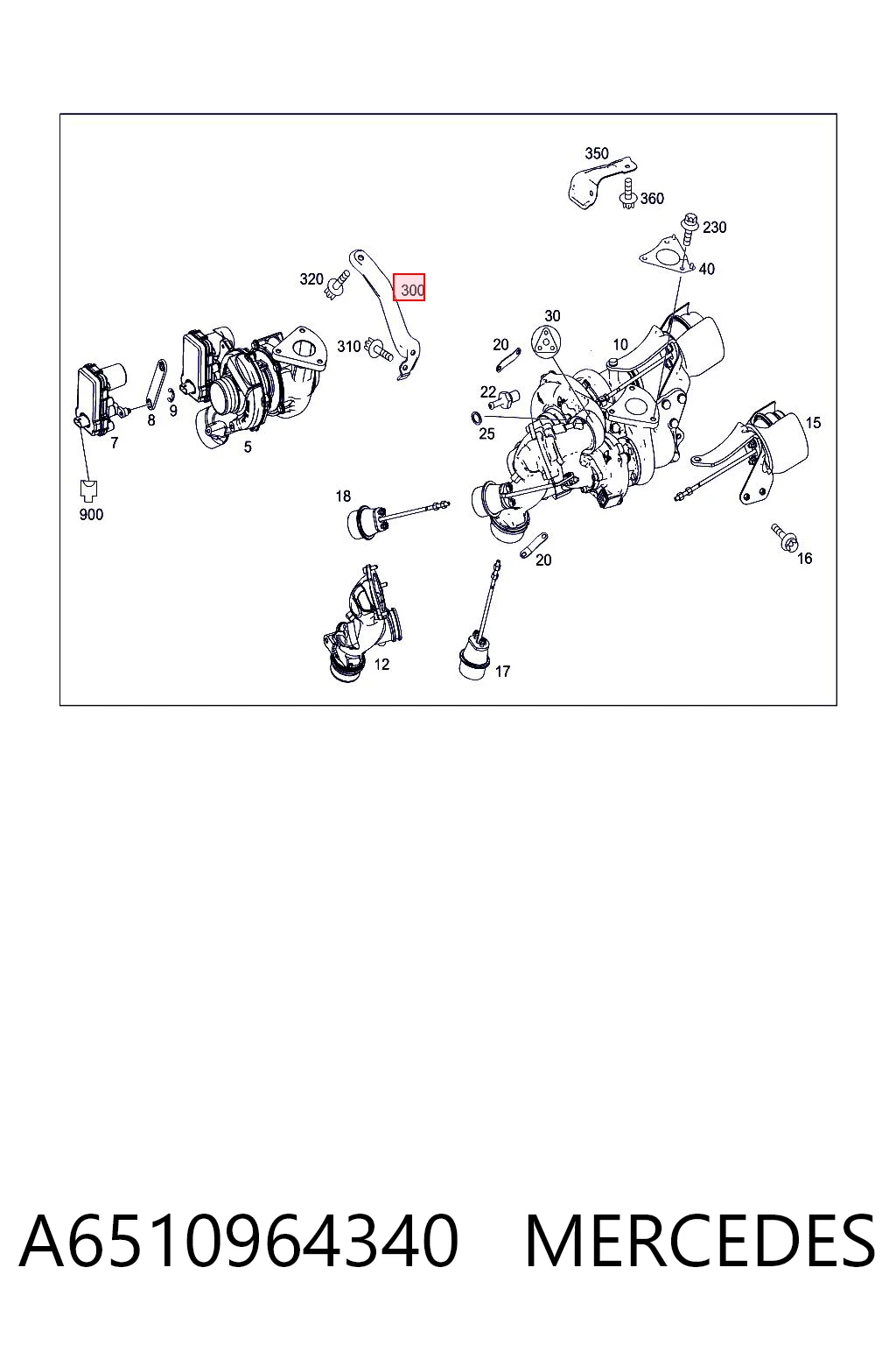 A6510964340 Mercedes