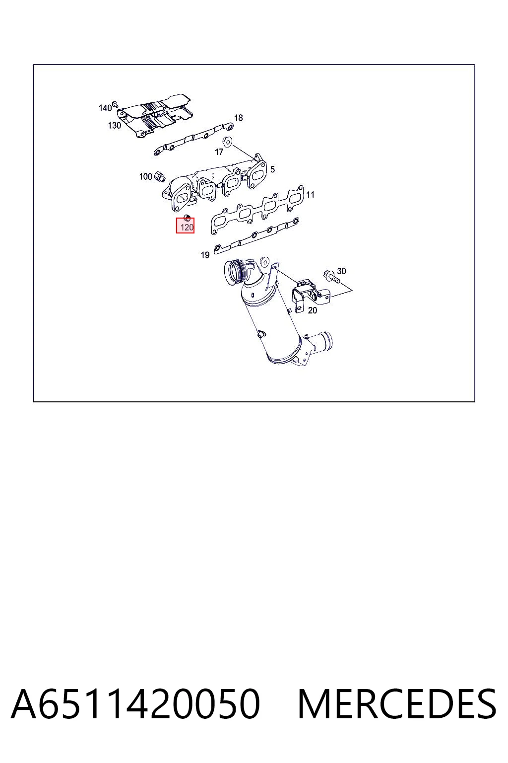 A6511420050 Mercedes