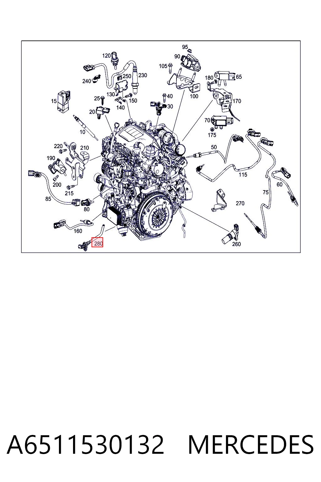 A6511530132 Mercedes