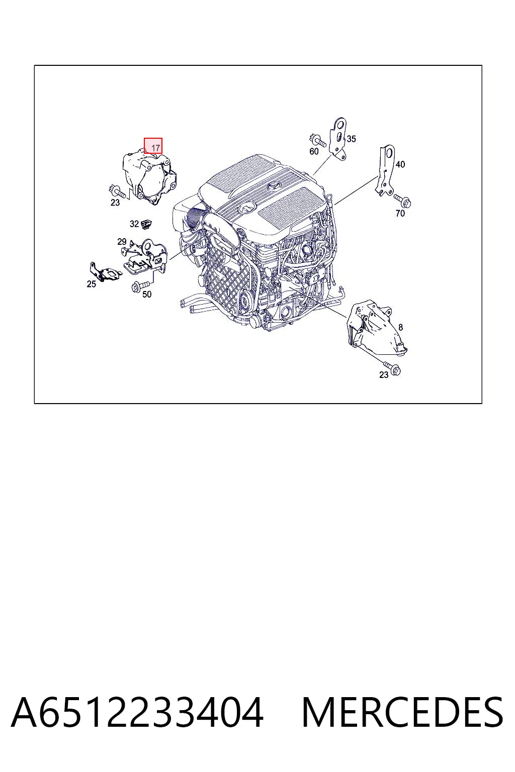 A6512233404 Mercedes