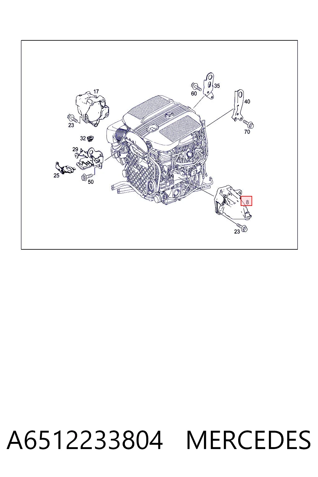 A6512233804 Mercedes