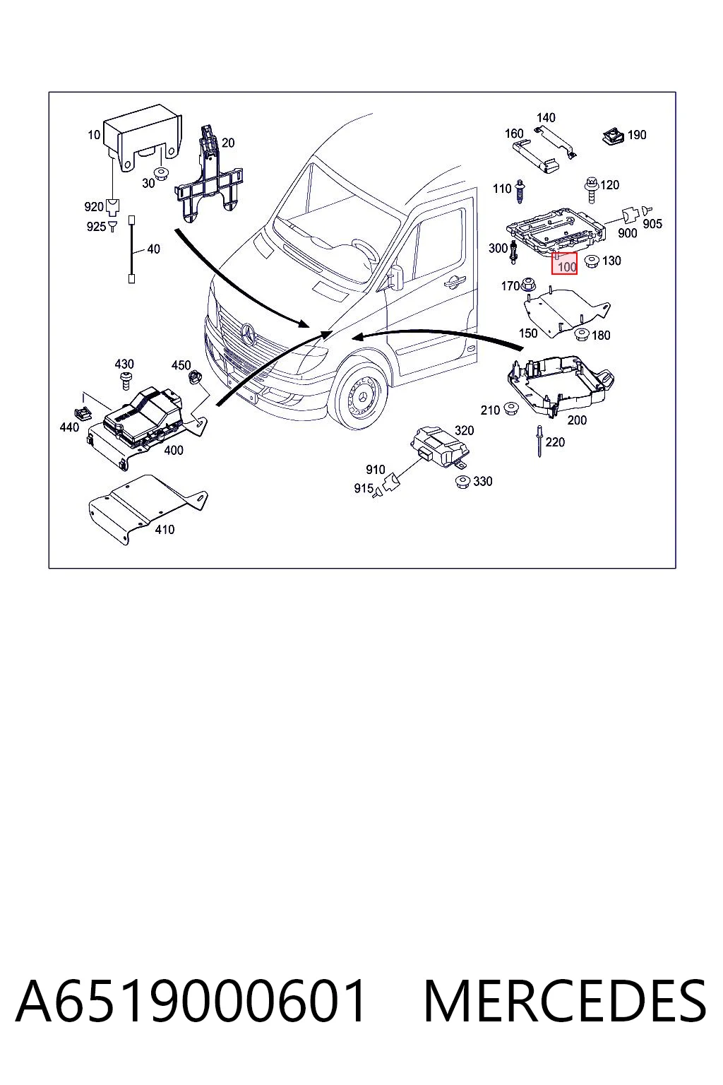 A6519000601 Mercedes