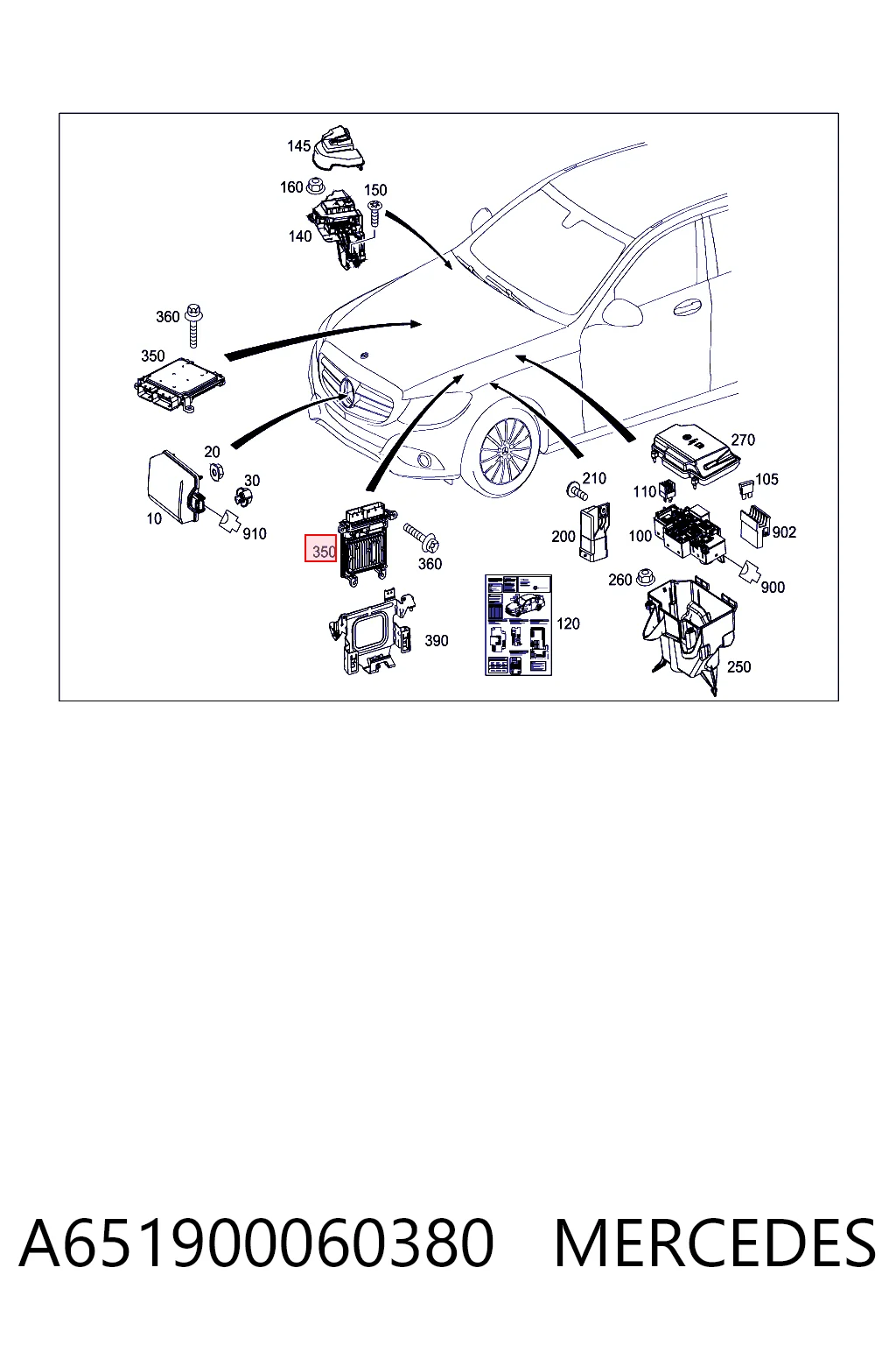 A651900060380 Mercedes