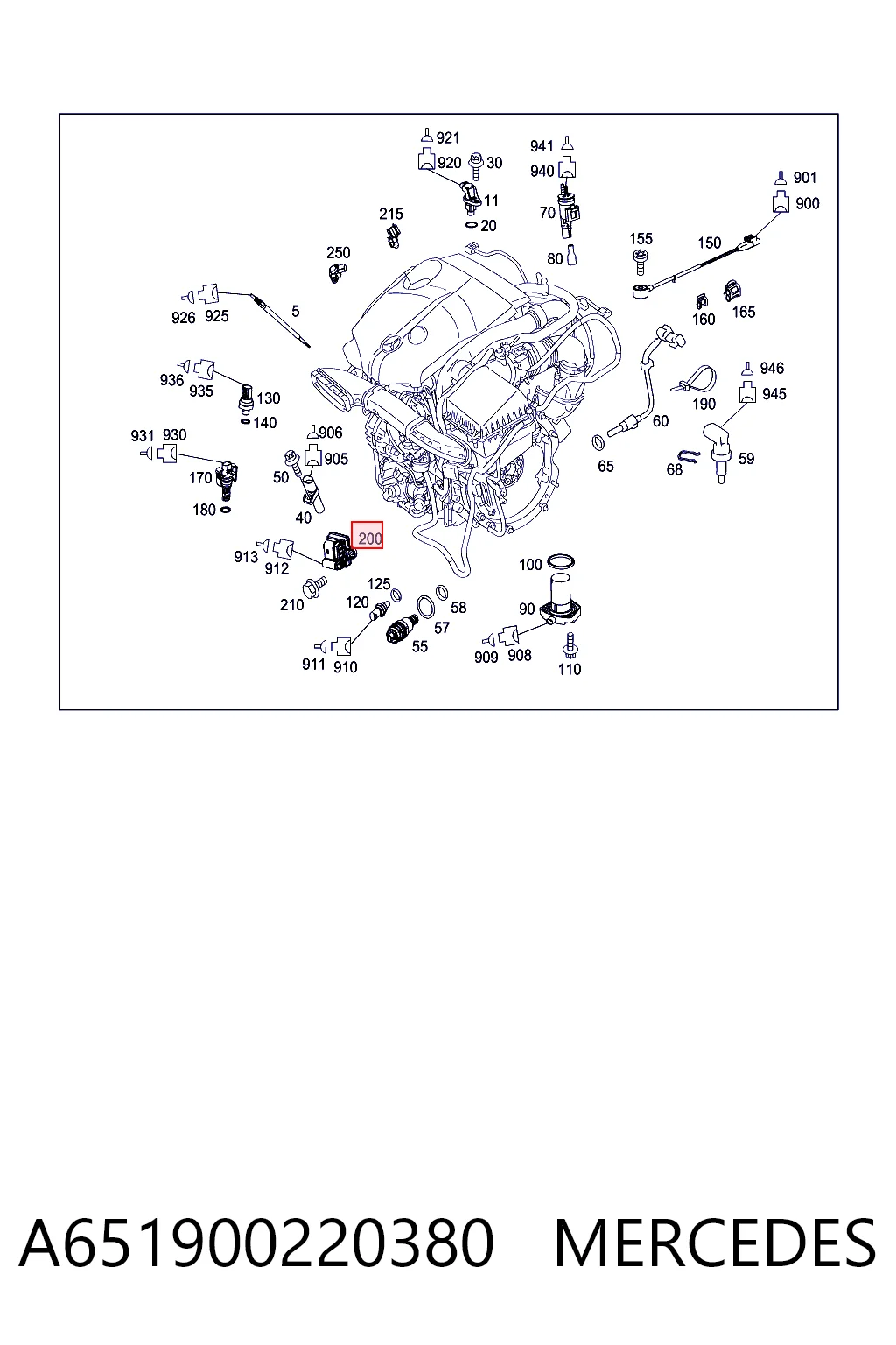 A651900220380 Mercedes