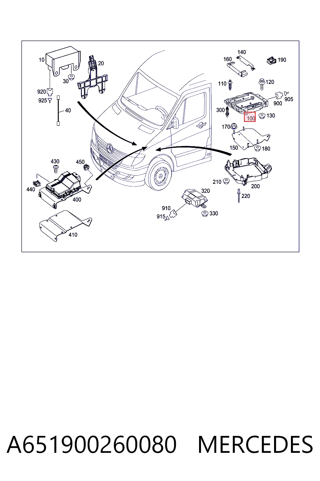 A651900260080 Mercedes