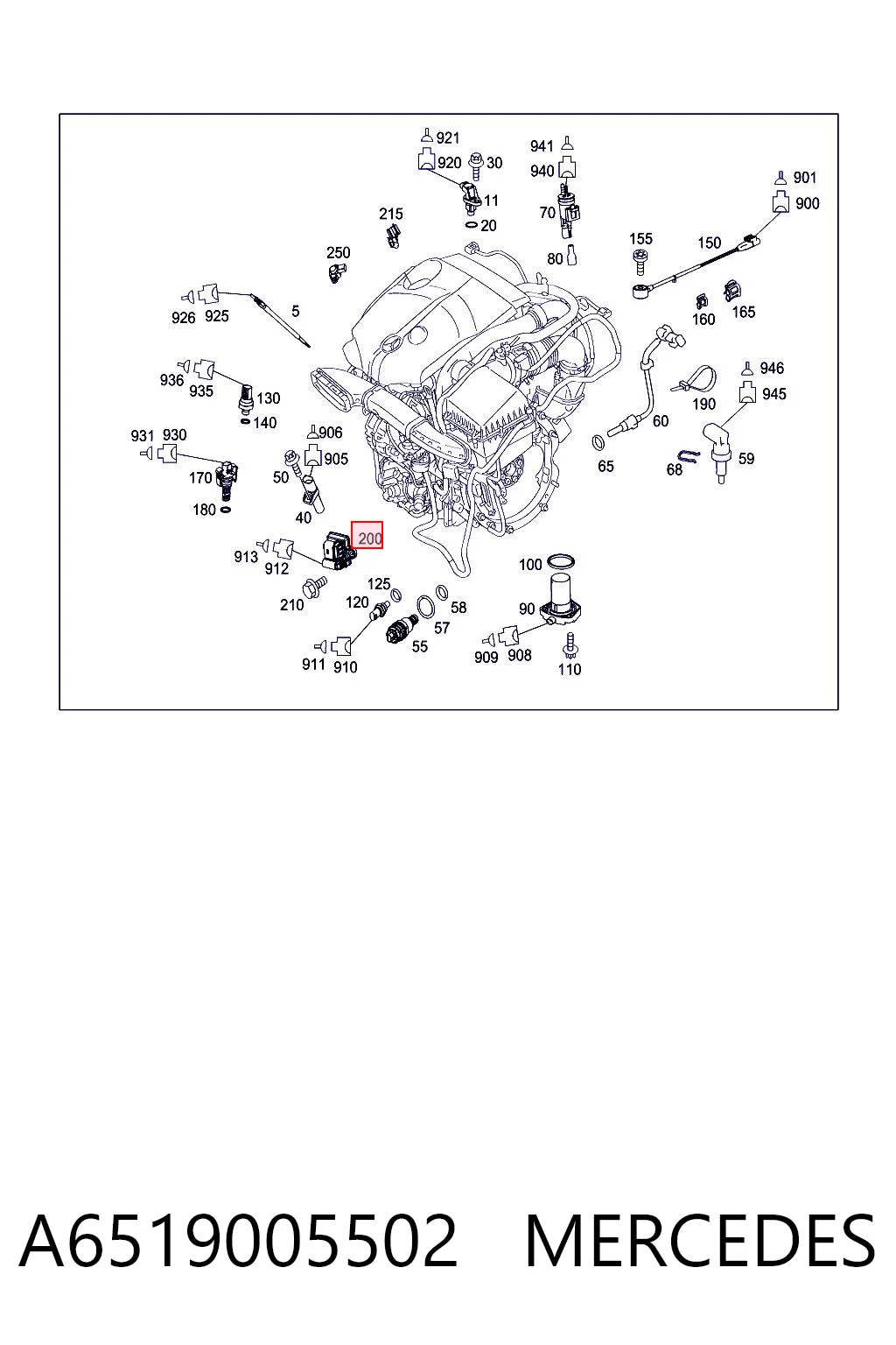 A6519005502 Mercedes